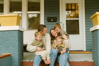 smiling family