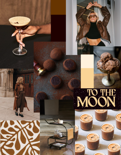 A mood board for visual brand direction