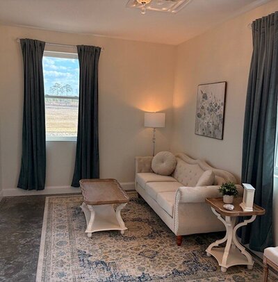 Bridal suite with sofa 