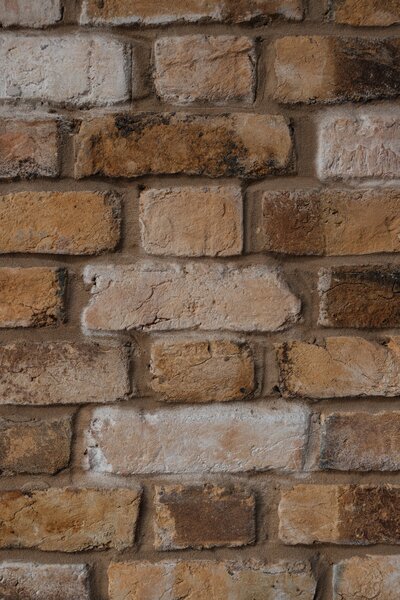 image of a tan fieldstone wall