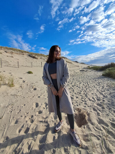 Sandra am Strand