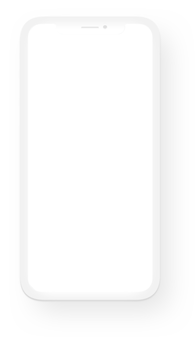 Transparent iPhone mockup