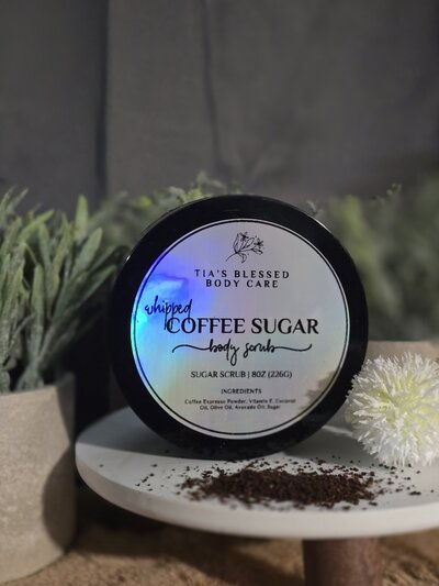 Whipped Coffee Sugar scrub | Tia's Blessed Body