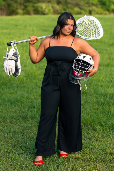 Senior Lacrosse Player