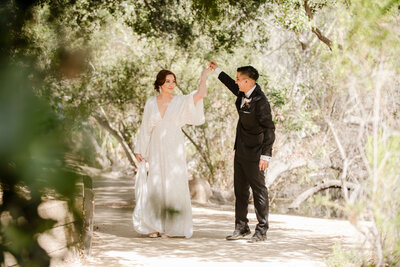Intimate elopement in Los Angeles featured on Inside Weddings