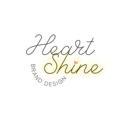 Heart Shine Brand Design logo