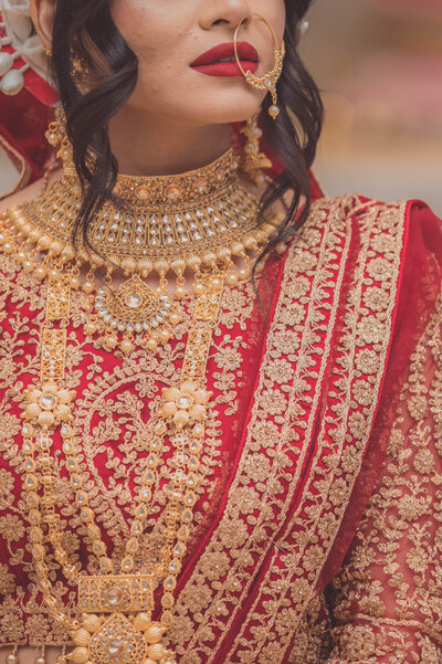 Indian Bridal Wedding Photo taken by Indian Wedding Photographer in Michigan