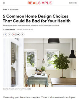 Real Simple Design Choices article