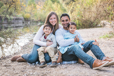 Austin Family Photographer, Tiffany Chapman Photography family with son swinging photo