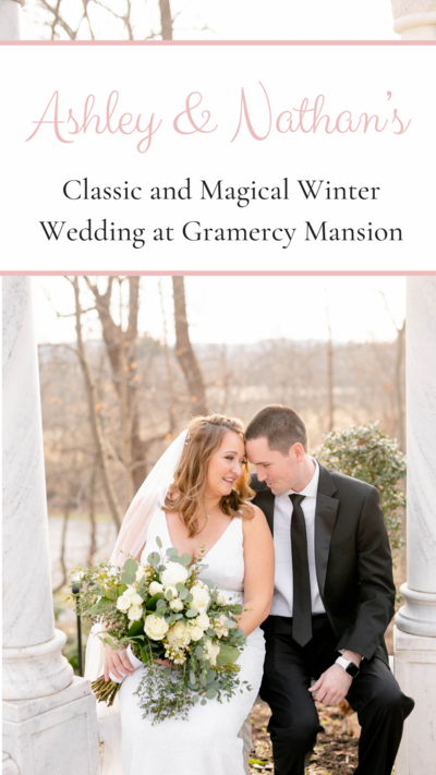 Classic and Magical Winter Wedding at Gramercy Mansion in Baltimore Maryland