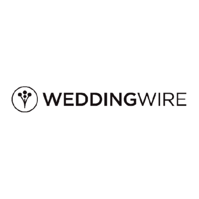 WeddingWire logo showcasing Priscila Del Cristo’s featured wedding photography in Sarasota, Florida.