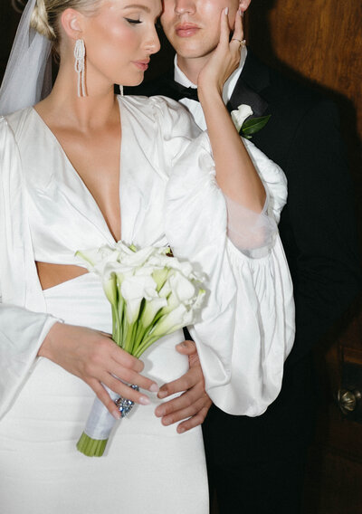 luxury mansion elopement photography, high-end elopement photos, romantic intimate moody elopement photography