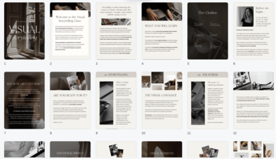 Visual Storytelling Ebook by Vistyle Studio