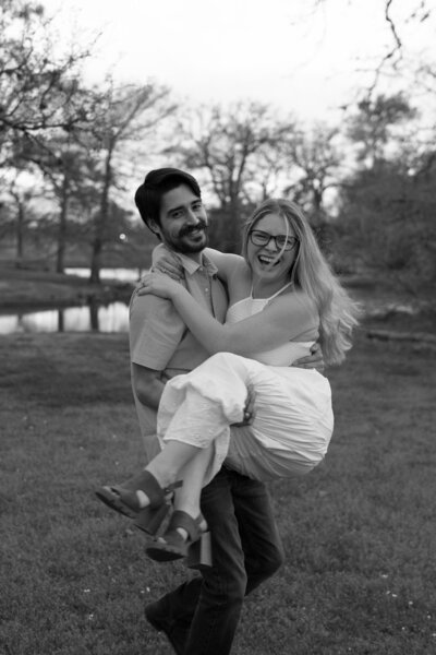 portrait of husband and wife austin wedding photographers