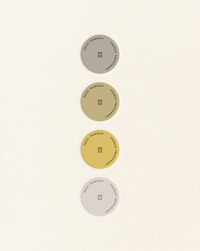 submark logo design for wedding photographer.