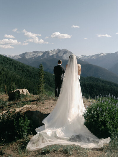 Julie x Christian. Aspen Little Nell Wedding by Alp & Isle. First Look-4