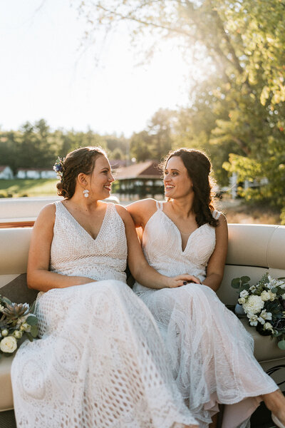 Maine summer camp wedding inspiration. 