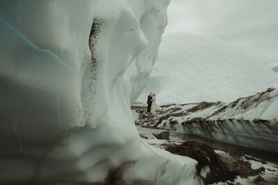 Elopement at Matanuska Glacier