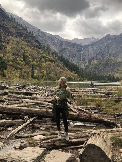 Photo at Avalanche Lake in Montana