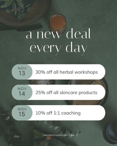 instagram post design for running a sale