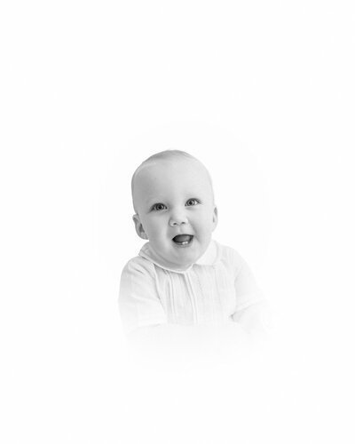 One year old heirloom portrait boy

