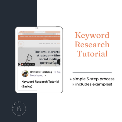 Keyword Research Basics