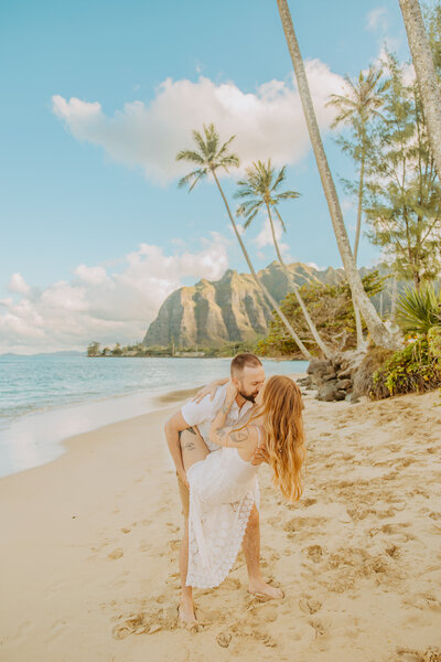 Couples photos in Oahu