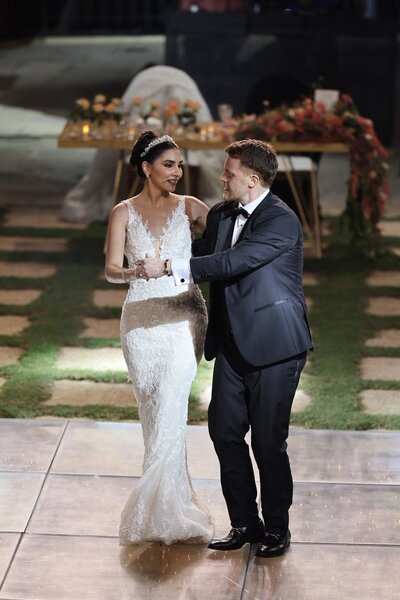 Bride and groom's first dance 