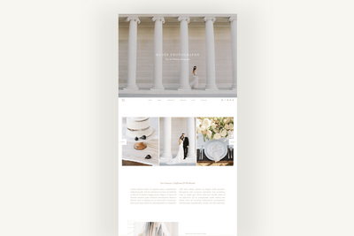 Website mockup.