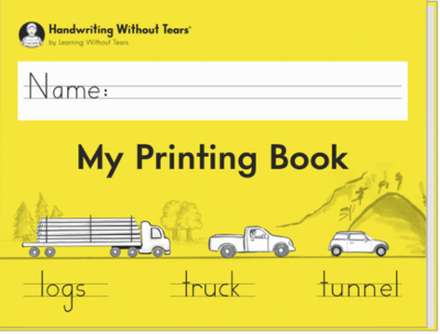 book cover with green background and the title 'my printing book'