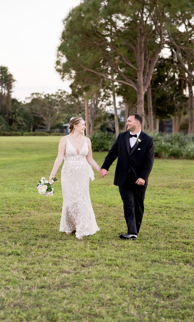 Private Park with waterfront views for a beautiful elopement in Tampa, Florida.