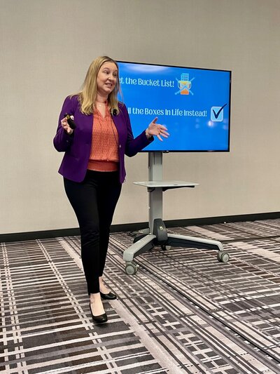 Speaker and Business Coach Shannon Russell speaking in Washington, DC