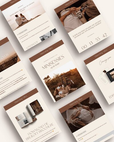 Flodesk email templates voor fotografen