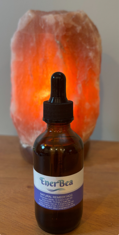 EnerBea Chinchona Vibrational Remedy bottle inspired by traditional healing for wholistic wellness.