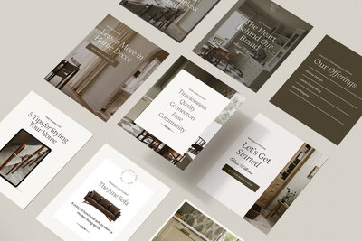 Interior Design Website Designer, Showit Website Templates, Flodesk Newsletter Templates, and Canva Instagram Templates for Interior Designers Real Estate Agents - Coastal Template Co.