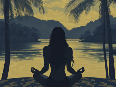 gurudarshan_Woman_meditating_by_a_turquoise_ocean_at_sunrise__4a03ff9a-102a-49b9-b47c-c51ebc65be74_2-Edit