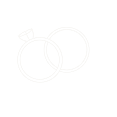 white illustration of wedding rings