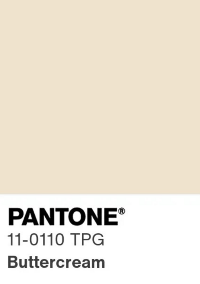 2026 wedding trend pantone buttercream color