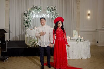 Christine and Ivan wedding details