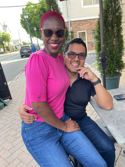 Nikisha King owner of Creative Business with her friend
