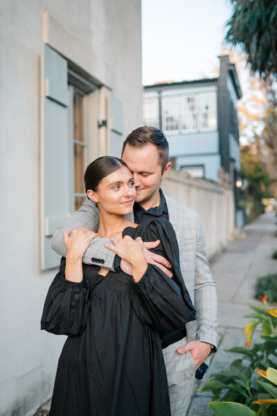 couple embracing