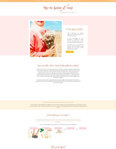 Template site internet Showit