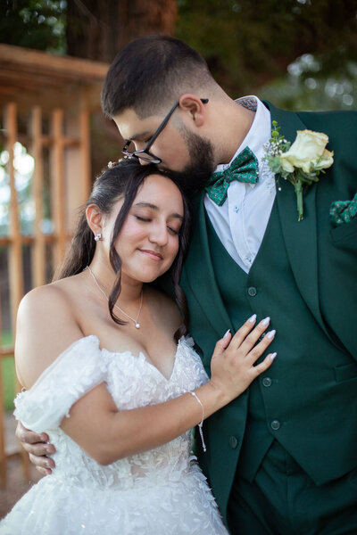 Bride and groom celebrating their wedding day in Utah, photographed by Lamblight Photography