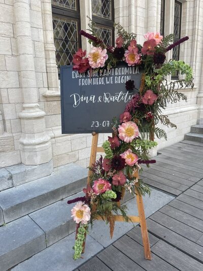 Boeket bloemen Tilia wild