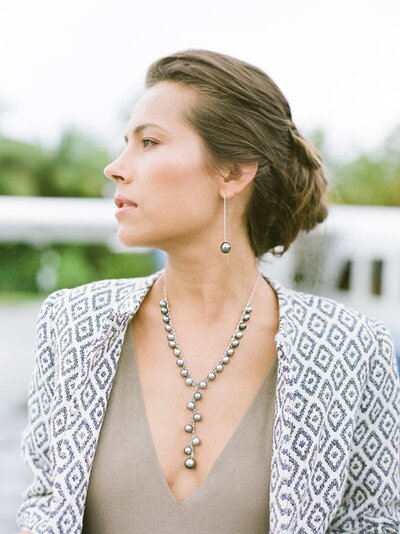 The brando editorial elegant portrait woman jewelry