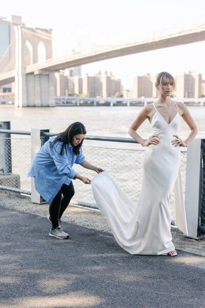 Looking for a stress-free NYC wedding planning experience? Trust Stylist Lizzy Polden and Agency 8 Bridal Stylist to handle all your bridal fashion needs. From finding the perfect dress to styling your wedding day accessories, we've got you covered.