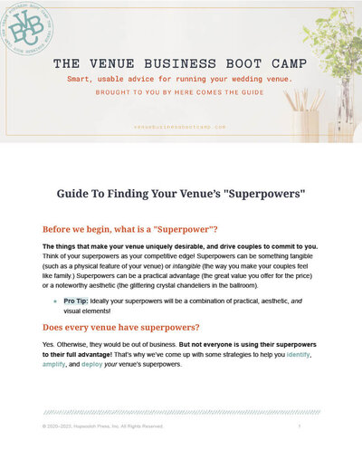 2023 VBBC – Guide To Superpowers