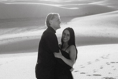 white sands engagement
