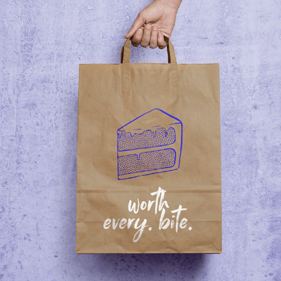 brand identity and custom illustration for a local NH bakery
