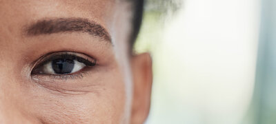Female experiencing relief after Brainspotting therapy